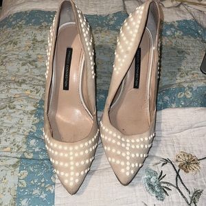 French connection nude heels